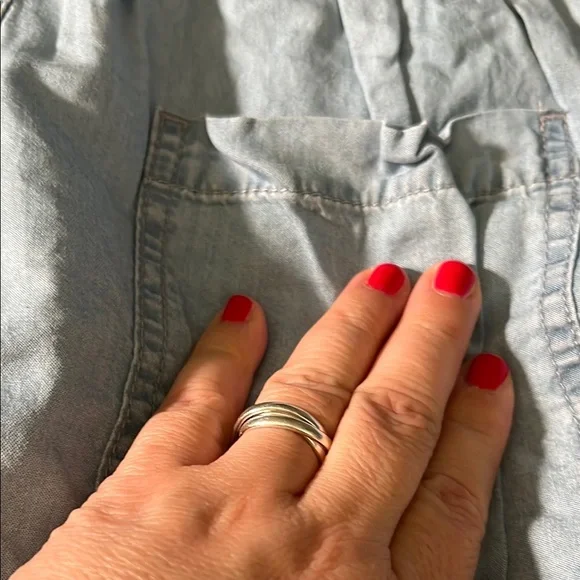 Indigo Rising Chambray Denim Joggers - Picture 9 of 13